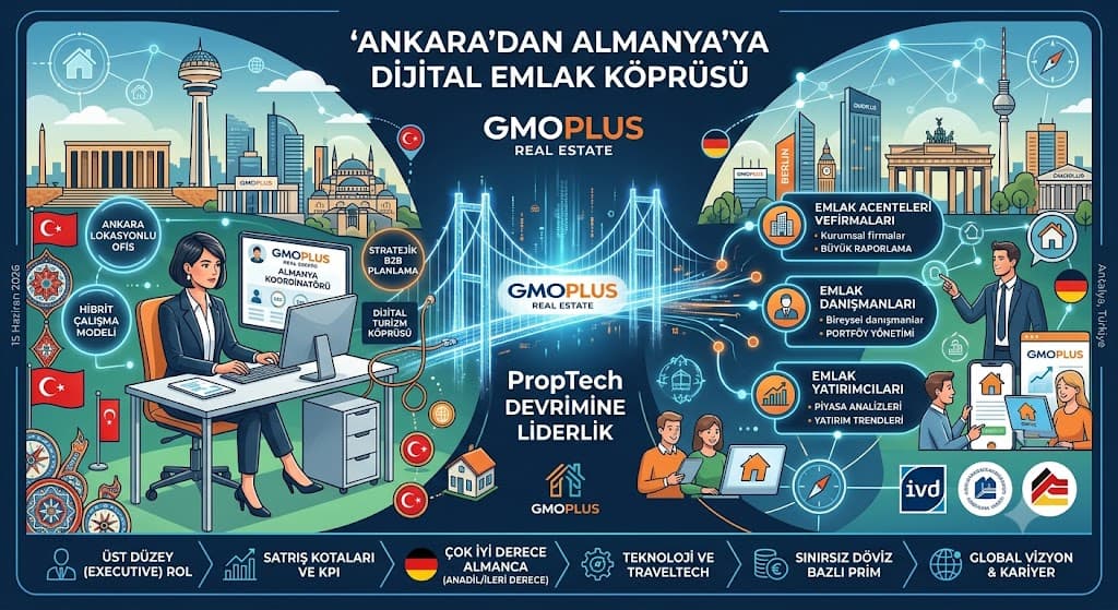 Ankara’dan Almanya’ya Dijital Emlak Köprüsü: GMOPLUS Real Estate ile PropTech Devrimine Liderlik Edin