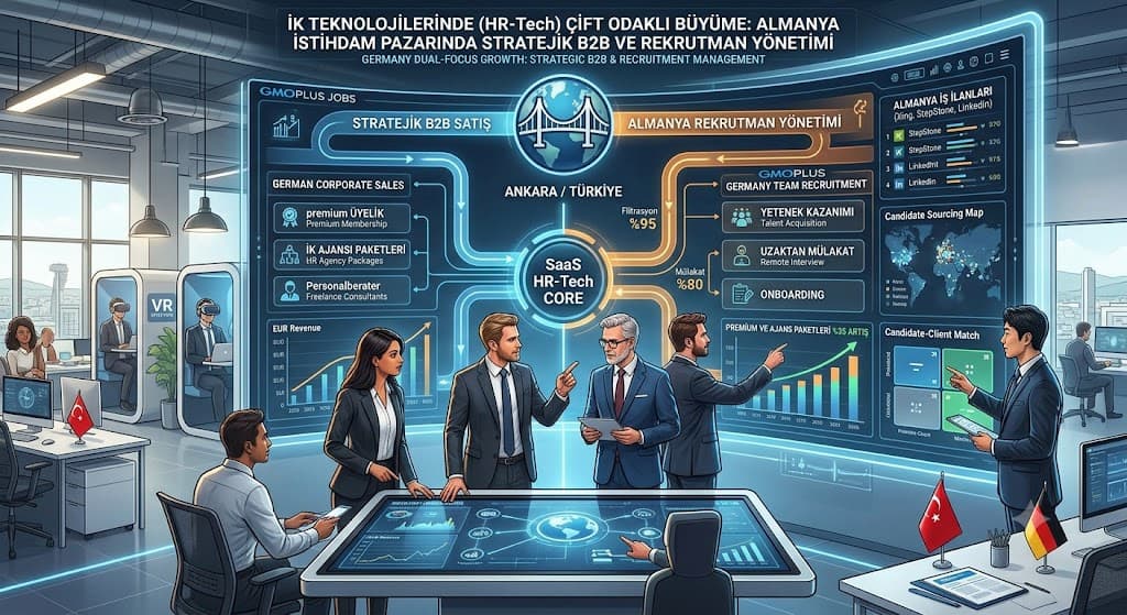 İK Teknolojilerinde (HR-Tech) Çift Odaklı Büyüme: Almanya İstihdam Pazarında Stratejik B2B ve Rekrutman Yönetimi