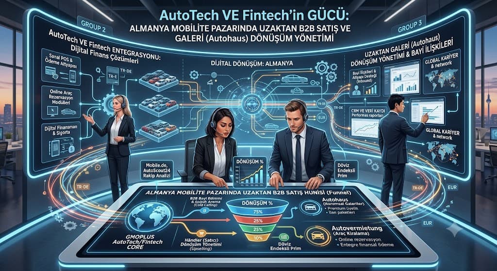 AutoTech ve Fintech’in Gücü: Almanya Mobilite Pazarında Uzaktan B2B Satış ve Galeri (Autohaus) Dönüşüm Yönetimi