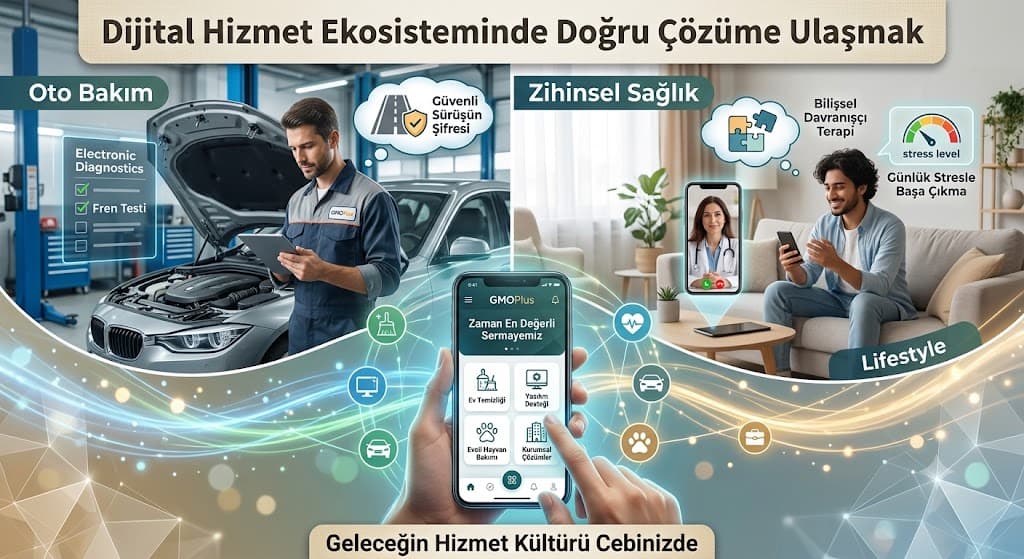 Dijital Hizmet Ekosisteminde Doğru Çözüme Ulaşmak: Oto Bakımından Bilişsel Sağlığa Hayatı Kolaylaştıran Dokunuşlar