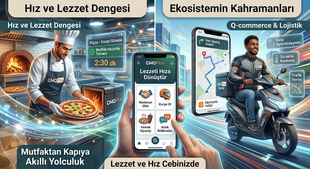 Dijital Teslimat Ekosisteminde Hız ve Lezzet Dengesi: Akıllı Kurye Teknolojileriyle Tanışın