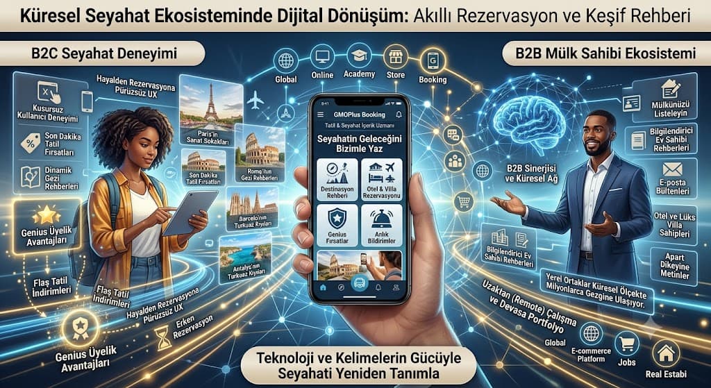 Küresel Seyahat Ekosisteminde Dijital Dönüşüm: Akıllı Rezervasyon ve Keşif Rehberi