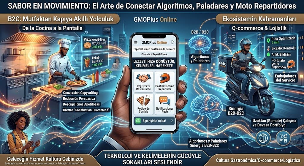Sabor en Movimiento: El Arte de Conectar Algoritmos, Paladares y Moto Repartidores