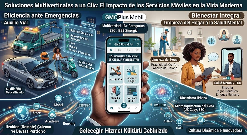 Soluciones Multiverticales a un Clic: El Impacto de los Servicios Móviles en la Vida Moderna