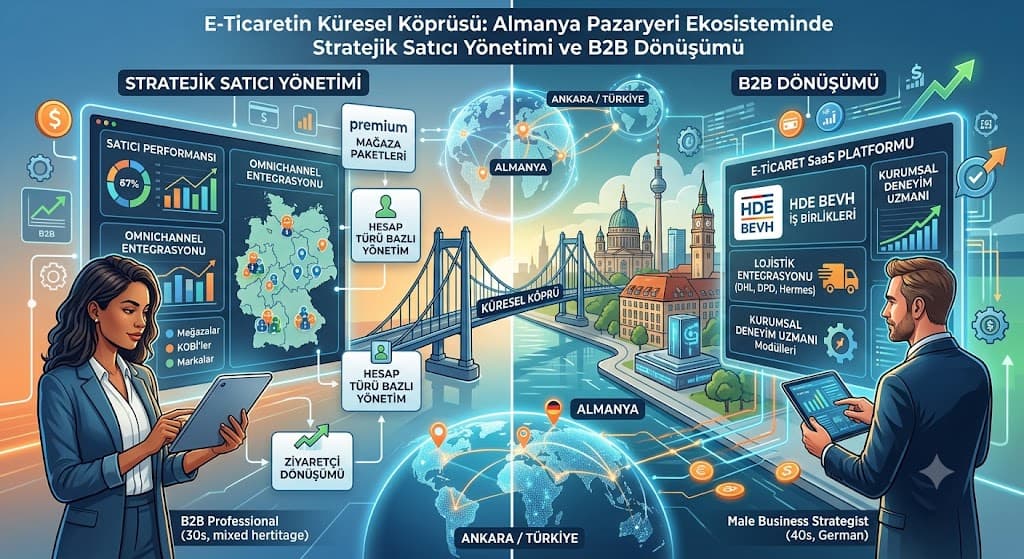 E-Ticaretin Küresel Köprüsü: Almanya Pazaryeri Ekosisteminde Stratejik Satıcı Yönetimi ve B2B Dönüşümü